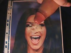 Cumshot Celebrity Brunette Facial Handjob 